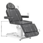 Behandelstoel Azurro 803  Grijs 3 motoren - Afbeelding 2