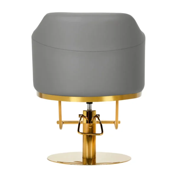 Gabbiano Burgos goud grijze kappersstoel - Afbeelding 4