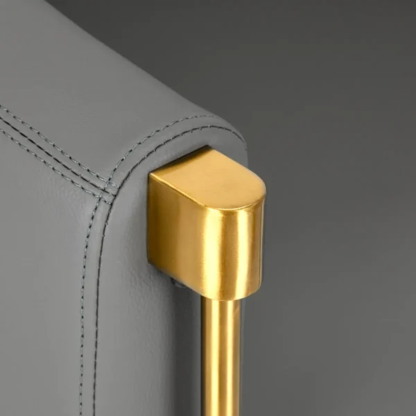 Gabbiano Burgos goud grijze kappersstoel - Afbeelding 3