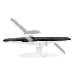 Elektrische schoonheidsstoel 2240B Eclipse 3-motor wit en zwart - Afbeelding 4