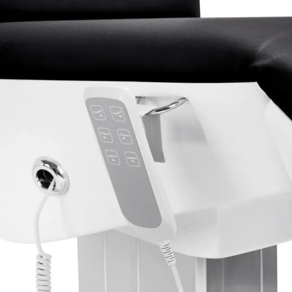 Elektrische schoonheidsstoel 2240B Eclipse 3-motor wit en zwart - Afbeelding 3