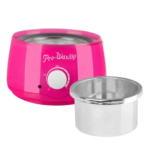 Pro waxverwarmer 400ml, 100w roze blik - Afbeelding 3