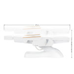 Elektrische behandelstoel SILLON Lux 273b 3 motoren wit - Afbeelding 15
