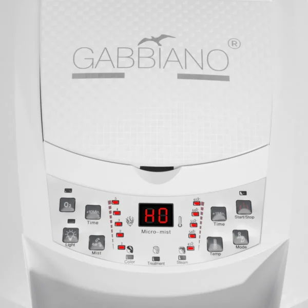 Gabbiano staande kappersauna 408D wit met actieve ozon - Afbeelding 2
