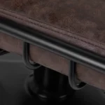 Gabbiano kappersstoel Katania Loft Old Leer donkerbruin - Afbeelding 7