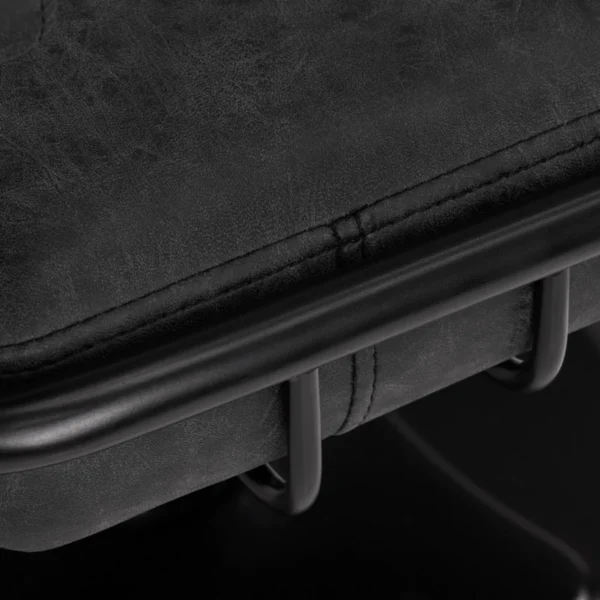 Gabbiano Katania Loft Old Leren kappersstoel zwart - Afbeelding 5