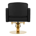 Kappersstoel Gabbiano Turyn zwart goud - Afbeelding 3