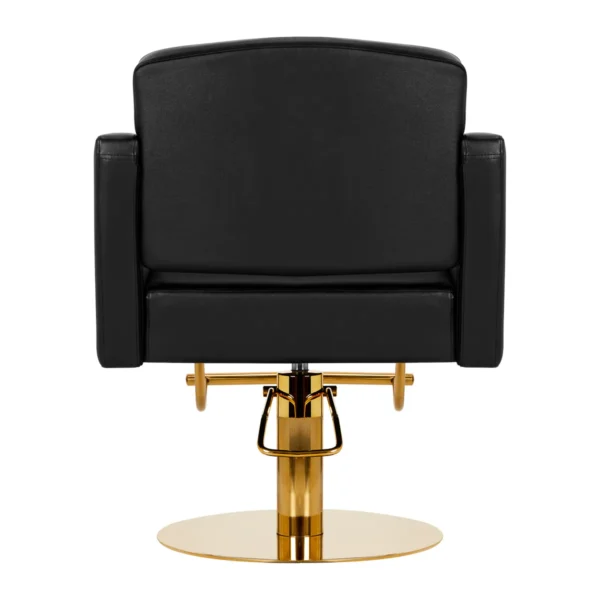 Kappersstoel Gabbiano Turyn zwart goud - Afbeelding 3