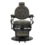 Kappersstoel President Oud Leer Groen - Afbeelding 7