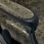 Kappersstoel President Oud Leer Groen - Afbeelding 9