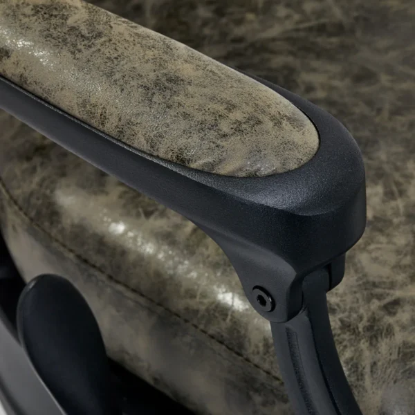 Kappersstoel President Oud Leer Groen - Afbeelding 9