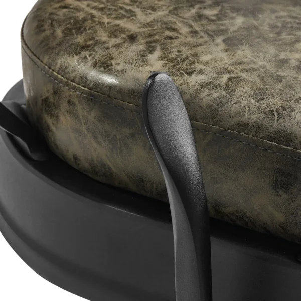 Kappersstoel President Oud Leer Groen - Afbeelding 8