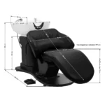 Gabbiano elektrische kapperswasunit TRYCHO zwart - Afbeelding 10