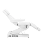 Behandelstoel Chicago Luxe , 3 motoren, wit, voetbediening - Afbeelding 4