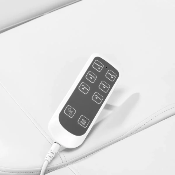 Behandelstoel Chicago Luxe , 3 motoren, wit, voetbediening - Afbeelding 6