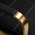 Avila wachtkamerbank zwart 6