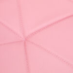 Cosmetische tabouret met rugleuning kruk QS-06 roze 6