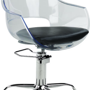 GHOST 01 P-7 kappersstoel voeten zwart 1