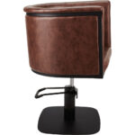 GIO C1 P-96 vierkante kappersstoel zwart 2