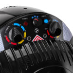 Gabbiano Centurion LVI-203S Ionische zwarte staande haardroger met haardroogkap en drie snelheden 7