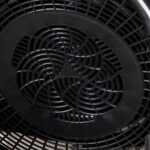 Gabbiano Centurion LVI-203S Ionische zwarte staande haardroger met haardroogkap en drie snelheden 8