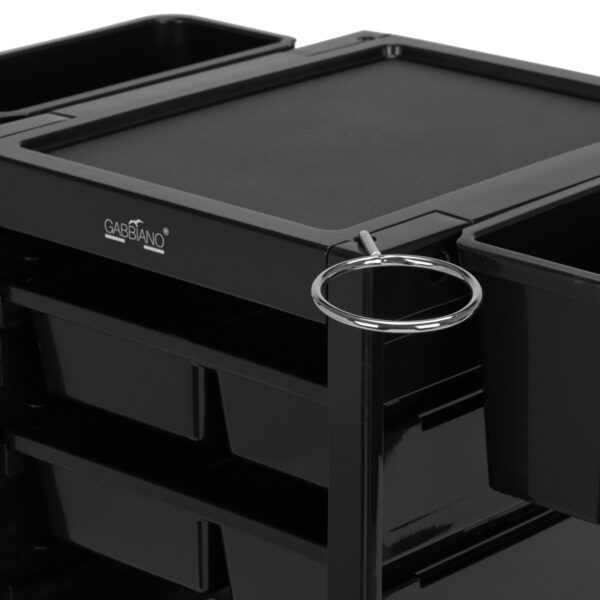 Gabbiano Werkwagen kapper trolley 68A zwart 8