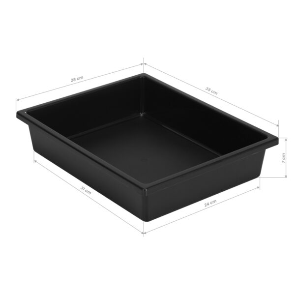 Gabbiano Werkwagen kapper trolley 68A zwart 10