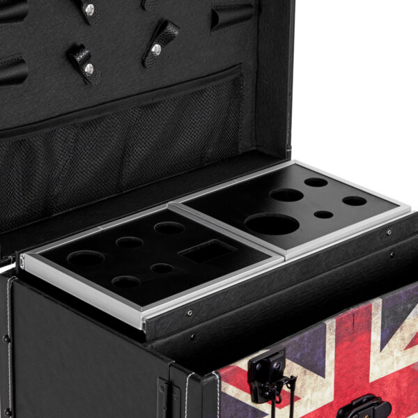 Gabbiano Werkwagen kapper trolley C12 zwart 9