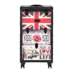 Gabbiano Werkwagen kapper trolley C12 zwart 4