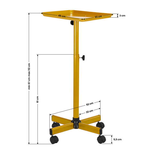 Gabbiano Werkwagen kapper trolley L-121G 5