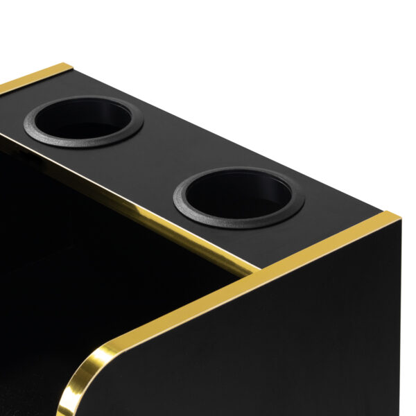 Gabbiano Werkwagen kapper trolley Trix goud zwart 5