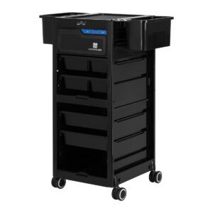 Gabbiano Werkwagen kapper trolley met UV-sterilisator 68UV zwart 1