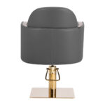 Gabbiano kappersstoel Malaga goudgrijs 4