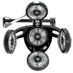 Gabbiano wandmontage climazone GD-505W zwart 1