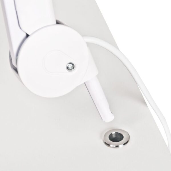 Inox buisloeplamphouder 7