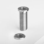 Inox buisloeplamphouder 5