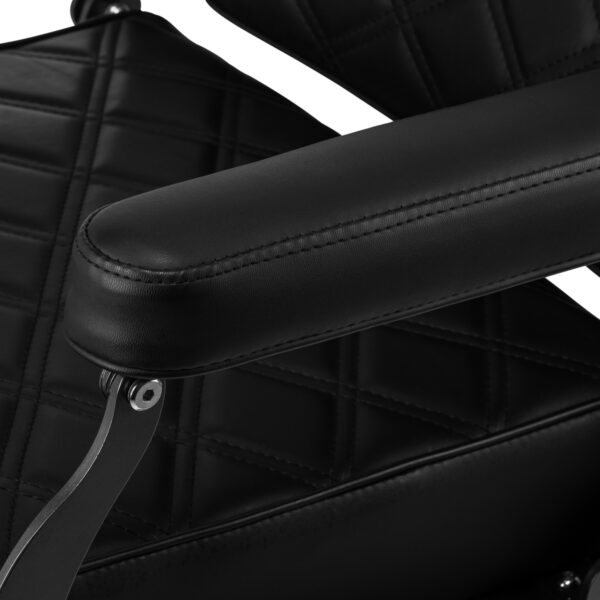 Kappersstoel Carlos Zwart 8