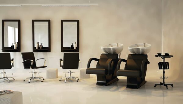 LADY ONE wasunit kapper zwarte kom zwarte behuizing P-7 3