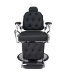 LEEUW LEREN kappersstoel zwart 6