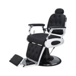 LEEUW LEREN kappersstoel zwart 2