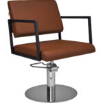 LOFT kappersstoel 01 P-5 zilveren schijf 1