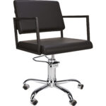 LOFT kappersstoel 01 P-7  chroom 1