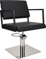 LOFT kappersstoel 01 P-7 vierkant zilver 1