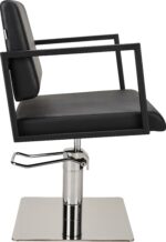 LOFT kappersstoel 01 P-7 vierkant zilver 2