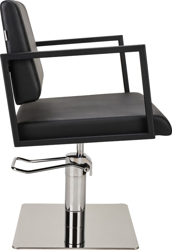 LOFT kappersstoel 01 P-7 vierkant zilver 2