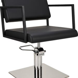 LOFT kappersstoel 01 P-7 vierkant zilver 1