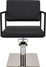 LOFT kappersstoel 01 P-7 vierkant zilver 3