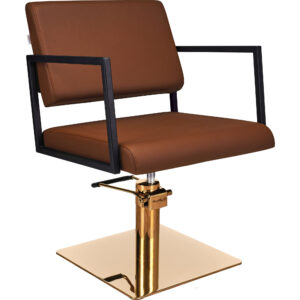 LOFT kappersstoel G1 P-5 goud vierkant 1