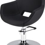 LORE R SKAJ kappersstoel en barberstoel zwart 1