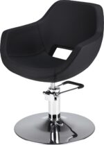 LORE R SKAJ kappersstoel en barberstoel zwart 1